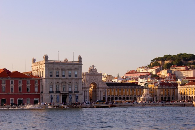 Lisbon view from the Tagus river