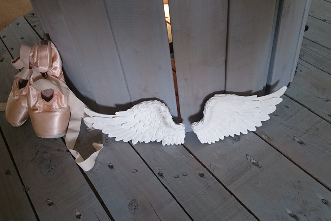 Ailes en plâtre pour décoration shabby 