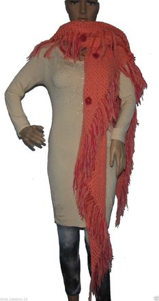 CHALE ECHARPE CROCHET CREATION MAISON