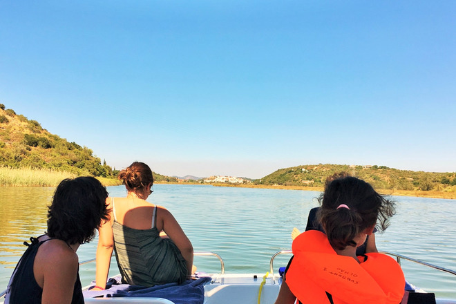 Private Half Day on an Incredible Solar Boat (4 Hours)