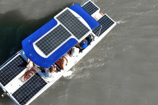 Sunset Party Tour on a Solar Boat