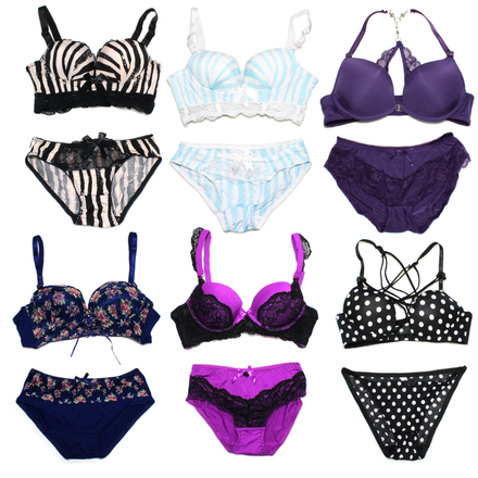 (30) Women Wholesale Bras & Matching Lingerie Underwear Sets