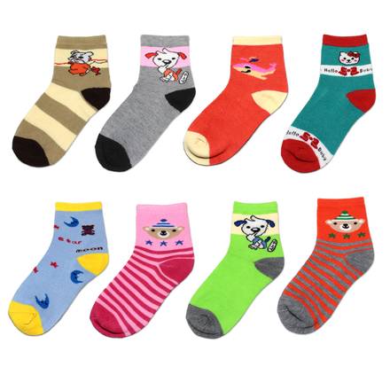 (300) Assorted Mixed Styles Children Ankle Socks Low Cut