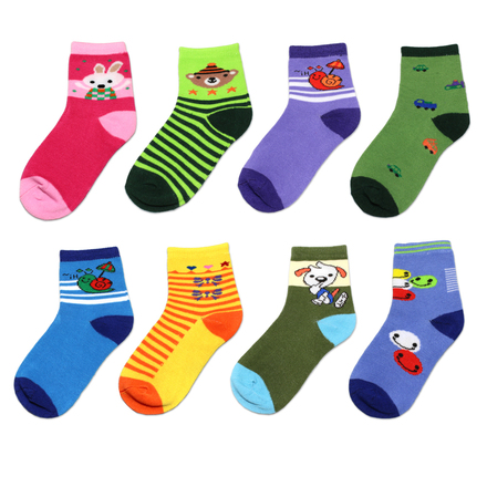 (300) Assorted Mixed Styles Children Ankle Socks Low Cut