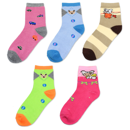 (300) Assorted Mixed Styles Children Ankle Socks Low Cut