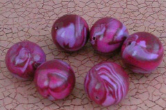 Vente au détail: Perles maison en pâte polymère " Groupe sanguin "