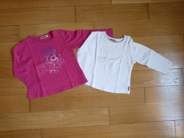 Vente: Lot 2 T-shirts Mexx fille manches longues 12 mois 