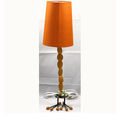 Vente au détail: Lampe orque pied bougeoir en graines de tagua