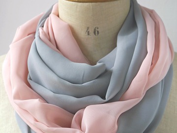 Vente au détail: écharpe infibicolore, snood, foulard infini, écharpe chiffon