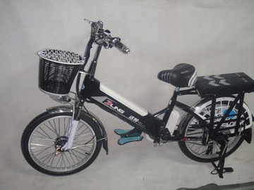 Sólo anuncio: Bicicleta Electrica Dling Motor 350w Rin22 Triple Portacajas