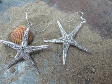 Vente au détail: Boucle d' oreilles étoiles de mer