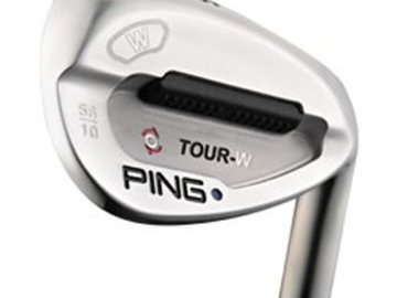 Selling: Ping Tour-W Brushed Silver Lob Wedge Wedge 58° Used Golf Clu