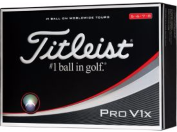 Selling: Titleist Pro V1x High Numbers Golf Balls