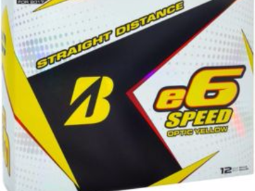 Selling: Bridgestone e6 SPEED Optic Yellow Golf Balls