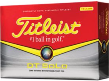 Selling: Titleist DT Solo Yellow Golf Balls