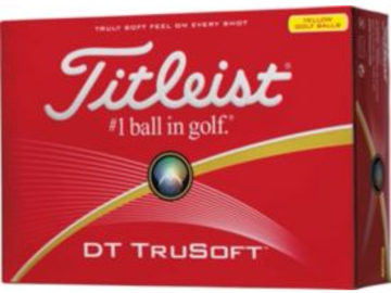 Selling: Titleist DT TruSoft Yellow Golf Balls - Prior Generation