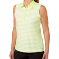 Selling: Slazenger Women's Structure Stripe Sleeveless Golf Polo