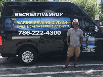 Requesting: Mobile marine canvas & Upholstery services,Miami,Fl
