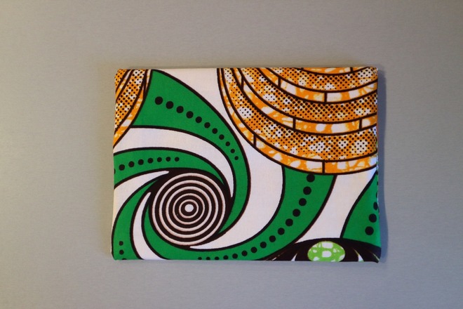 Pochette Wax small verte