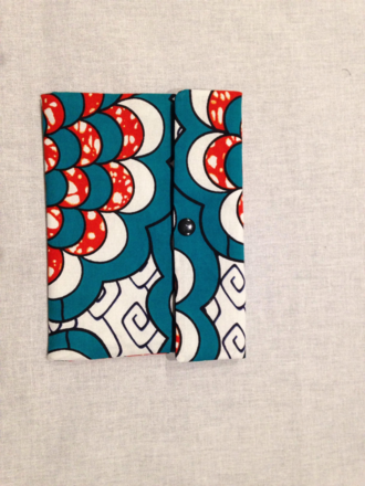Pochette small Wax bleue canard