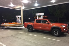 Offering: Interior clean, stock coolers, fuel and tow lake boats 