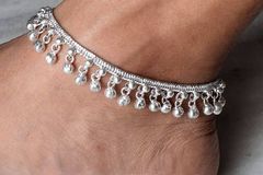Bulk Lots: (46) Fashion Belly Dance Anklet Jingling Bells Silver-Tone