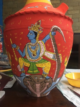 Cheriyal Painting Classes From The Master Rare Opportunity Day