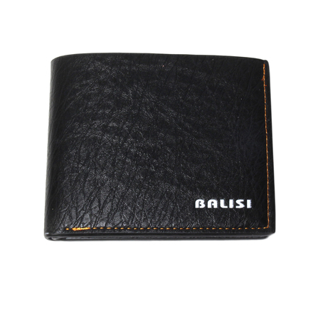 (72) Classic Bi-Fold Men PU Leather Credit Card Wallets