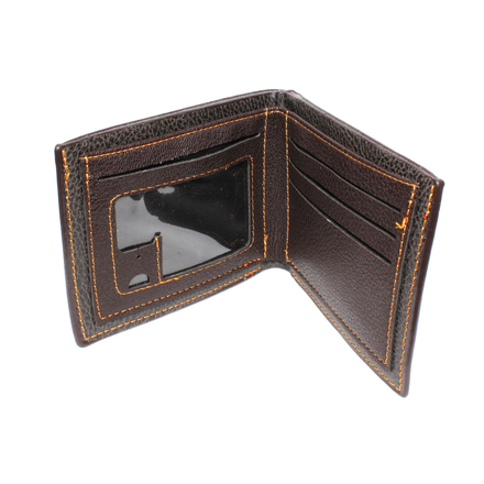 (72) Classic Bi-Fold Men PU Leather Credit Card Wallets