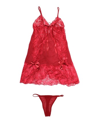 (30) Sexy Women Sleepwear Babydoll Dress Underwear Set