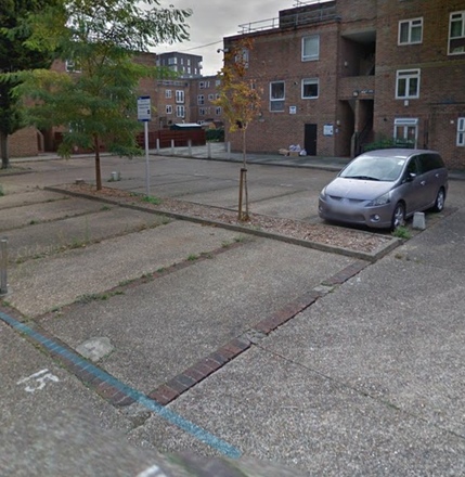 London UK, Secure Parking on Mullet Gardens, E2 Near Markets