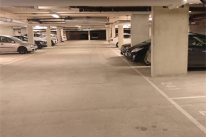 London UK, Parking Spaces in Canary Wharf-London