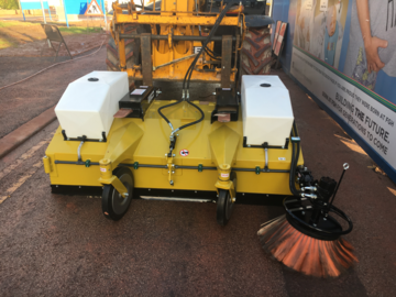 Daily Equipment Rental: Multi Sweep 425 Road Sweeper attachment