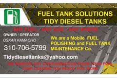 Offering: Fuel polishing tank cleaning 