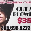 Announcement: Blow dry and hair cut Tuesday/Wednesday starting at $35