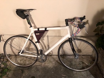 Renting out: Fixed gear with lots of carbon. For >6’1 riders