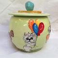 Selling: Hand Painted West Highlander Ceramic Cookie Jar 