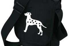 Selling: Dalmatian Dog Bag White on Black Shoulder Bag for Dog Lover