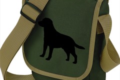 Selling: Black Labrador on Bag, Shoulder Bag Gift for Dog Walker