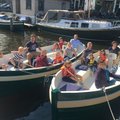 Rent per 2 hours: Eco boats Amsterdam - max 12 people