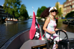 Rent per hour: Amsterdam E-Boat - max 38 people