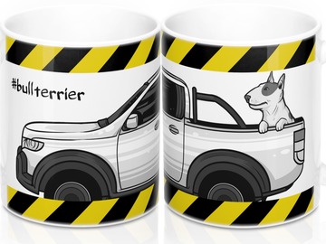 Selling: Free Shipping - Bull Terrier on Ute Mug 