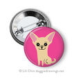 Selling: Chihuahua buttons- a set of 3