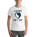 Selling: Free Shipping - Adopt Don't Shop - Men's T-Shirt 
