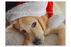 Selling: Labrador Art Christmas Greeting Card