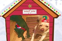 Selling: Labrador Art Christmas Greeting Card