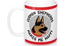Selling: Free Shipping - German Shepherds Makes Me Happy Mug