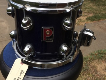 Selling with online payment: Premier Genista '94/'95 drum set-rare Cobalt price lowered $1000