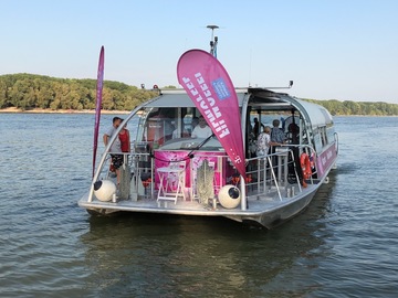 Rent per hour: Eco - friendly riverboat tour 