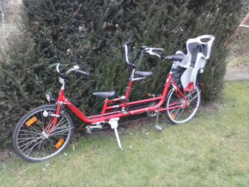 Tandem bicycle rental: Perlerad-Familien-Tandem in der Lausitz